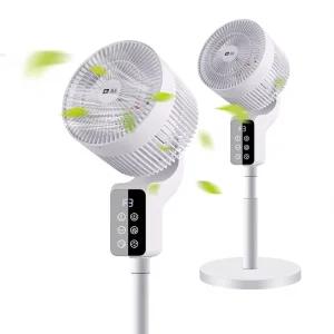 New Air Circulation Fan 360 Degree Figure 8 Head Shaking Remote Control Adjustable Height Low Noise Multifunctional Electric Fan