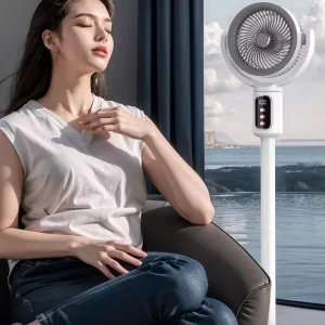 New Air Circulation Fan Household Floor Fan Quiet Smart Fan with Remote Control