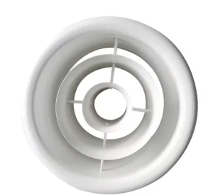 New Aluminum Modern Industrial Air Conditioning Ceiling Circular Vent Jet Diffuser for Basement & Warehouse