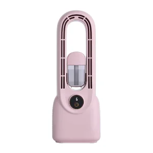New Arrival Bladeless Table Fan USB Fan Rechargeable Low Noise Portable Smart Bladeless Air Fan for Home Office