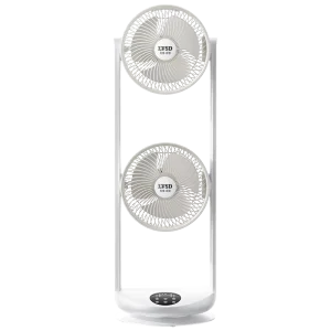 New Arrival Double Head Quiet Standing Smart DC Motor Remote Control Floor Two Head Stand Fan Air Circulation Fan