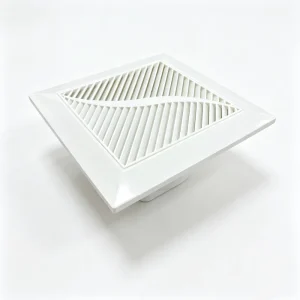 New Arrival Electric 13 Inch Quiet 220V Ceiling Mounted Exhaust Fan High Airflow White 6 Rotary Vanes