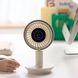 New Arrival Popular Oscillating Desktop Fan Household and Outdoor Portable Rechargeable Usb Table Fan Creative Gift
