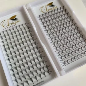 New Arrival Private Label Mange Lash Spikes 0.07 C D Curl Mix Size Thin Base Premade Fans