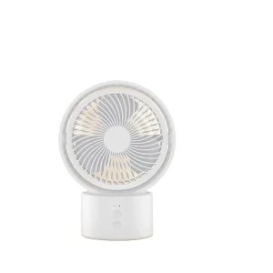 New Arrival USB Desk Fan Auto Rotation High Speed Low Noise with 1800mah Battery 5 Speed Adjustment