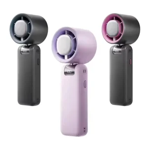 New Arrivals Foldable Portable Mini Fan Handheld High Speed Digital Rechargeable Personal Mini Turbo Fan