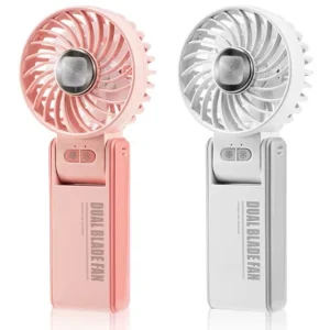 New Arrivals Mini Portable Fan Rechargeable Hand Held Fan Custom logo Small Usb Charging Smart Fan Hand Held