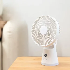 New Arrivals USB Rechargeable Portable Hand Fan Installed by Table Handheld Mini Fan With Light