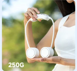 New Arrivals Wearable Neck Fan for Outdoor Trending Products Rechargeable Mini USB Portable Neck Fan