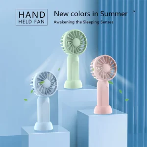 New Battery Pocket Handheld Mini Fan Portable Plastic Personal Fan Summer Gift for Car RV Outdoor