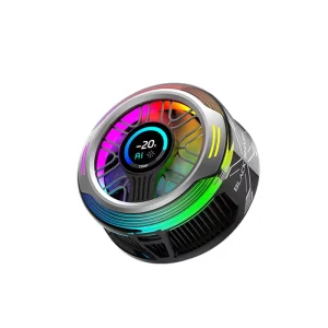 New Black Shark 6 Pro Magnetic Smart Funcooler Fan Cooler RGB LED 36W Power Cooling Fan for Gaming & Living Streaming
