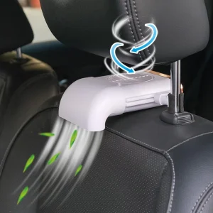 New Car Fan Magnetic Fan Car Cooler Silent Non wireless Charging USB Fan 3Speed Adjustable Universal Car Rear Seat Auto Cooling