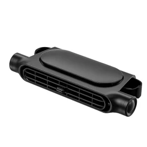 New Car Fan for Rear Seat with Adjustable Wind Speed USB Charging Portable Design Plastic Material for Summer Car Interior