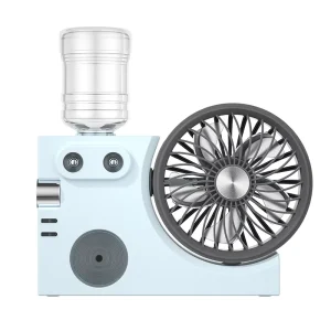 New Coming Mini Table Fan with Water tank water Spray Usb Rechargeable Mini air Cooling Table Fan