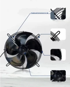 New Cooler 250 550mm Axial Flow Fan Motors for Refrigeration Compressor Condensing Unit AC Cooling