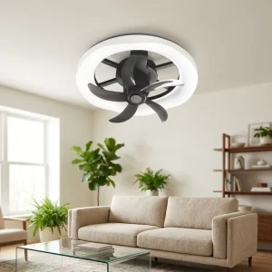 New Design 18 Inch Indoor AC Ceiling Fans With Remote Lumen and 360 Degree Rotation