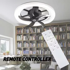 New Design 18 Inch Indoor AC Rechargeable Ceiling Fans With Remote Lumen and 360 Degree Rotation Indoor Using