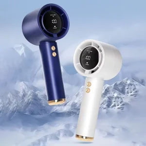 New Design Bladeless Cooling Turbo USB Rechargeable Mini Portable Fan High Speed Handheld Fan