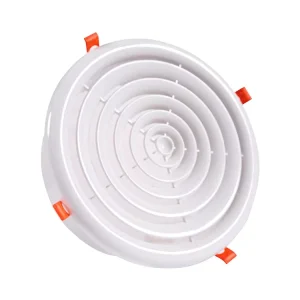 New Design Durable Plastic Round Air Outlet Fan with Modern Victorian Style for Basement Use