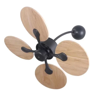 New Design Energy Saving Decorative Ceiling Fan Wood Wall Mounted Fan Remote Control Industrial Wall Fan Ceiling Fan
