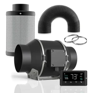New Design Inline Duct Axial Fan High Temperature Exhaust Ventilation Fans with Oem Customizable Plastic Blades