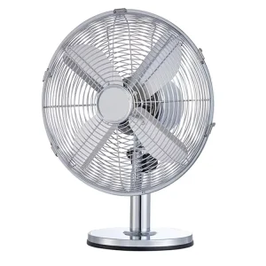 New Design Low Consumption Switch Knob Rotating Cooling Air Customized 4 Blades 50W 16 Inch Metal Table Fan