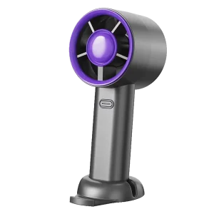 New Design Mini Electric Handheld Fan 4000mAh High Speed Refrigeration Foldable Portable for Home Car Outdoor Made Plastic