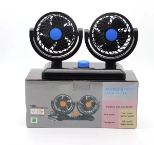 New Design Portable Mini Car Fan 12V 4 Inch Blade Volkswagen Fitment