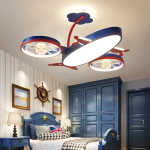New Design Remote Control Living Room Indoor Modern Led Ceiling Fan With Light