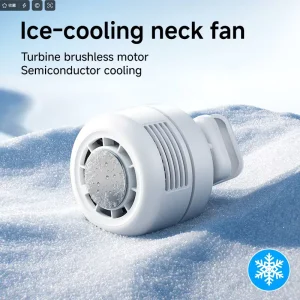 New Electric Cold Compress Portable Mini Ice Cooling Handy Outdoor Pocket Umbrella Clip Fan with Car & Hotel Use