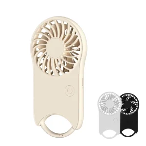 New F12 800mAh Rechargeable Wearable Neck Fan Portable Ultra thin Three speed Wind Handheld Fan for Car Outdoor Hotel Use