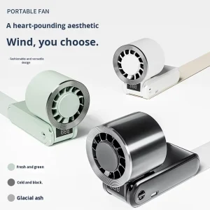 New Handheld Ice Cooling Small Fan Outdoor Desktop High Speed Large Wind Power Silent Fan