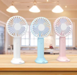 New Handheld Mini Fan with Customizable LOGO High Wind Power Desktop Portable