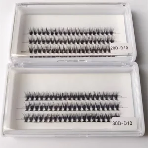 New Handmade Synthetic Hair Self Grafting Lashes Extensions 10p 20p 30p 40p Premade Fan DIY