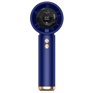New High Speed 100 Gear Rechargeable USB Portable Cooling Fan with Wearable Foldable Hanging Neck Handheld Design