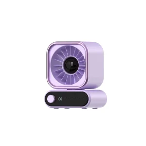 New High Speed Small Fan Handheld Turbine Big Wind Outdoor Portable Mobile Usb Charging Brushless Motor Smart Digital Display