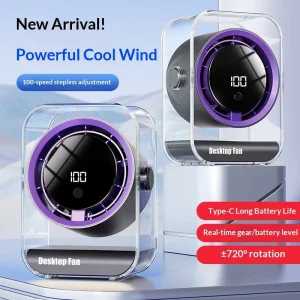 New Home Desktop Air Circulation Fan USB Charging Smart Timing Outdoor Convenient Mini Fan