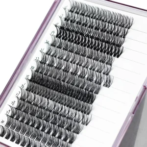 New Label DIY Lash Extensions Kit Lash Cluster Individual Eyelash Professional Cluster Lash Supplies