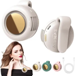New Mini Fan 360 Rotatable Portable Clip Cooling Fan Outdoor Sport Usb Charging Wearable Waist Fans with 3 Speeds