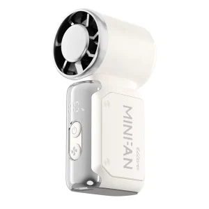 New Mini Wearable Handheld Fan 199 Adjustable Speeds High Power USB Portable Car Outdoor Household 3600mAh Battery Included Box