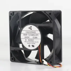 New Mitsubishi 5V 12V 48V DC 24V 0.36A AC EC 12038 120X120X38MM 12CM Ball Bearing Chassis Three wire MMF 12F24DS CP1 Cooling Fan