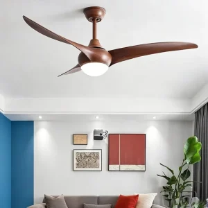 New Modern LED Ceiling Fan Light With Remote Control 3 Wind Speed Silent Ceiling Fan Lamp for Home Living Room Bedroom