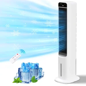 New Portable Air Conditioner Cooling Evaporative Digital Control Air Cooler Fan with WaterTank