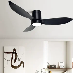 New Product Home Decorative 38 Inch 46 Inch 52 Inch 3 Blades Household Remote Control Low Noise Led Ceiling Fan Light