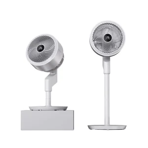New Products 32 Speeds Air Cooling Plastic Table Stand Electric Fan 360 Oscillating Remote Control Water Mist