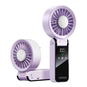 New Semiconductor Ice Cooling Handheld Portable Mini USB Fan 1200 2000mAh Battery Rechargeable Includes Batteries Replacement