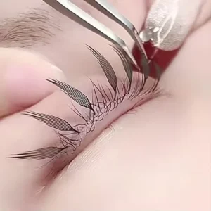 New Tower Fan Eyelash Extensions Hand Made Small Tree Fans Lashes Customized Logo OEM Packing C D Curl