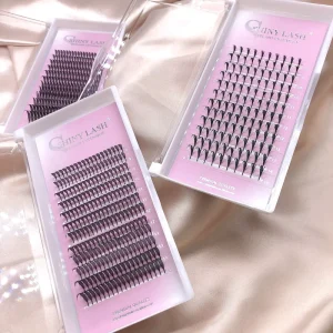 New Trend 3D Printed Spikes Fluffy Style Premade Anime Eyelash Extensions Soft Comic Spire Lashes