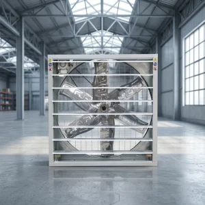 New Type Electric Low Noise Galvanized Sheet Industrial Exhaust Fan High Ventilation Efficiency OEM Customizable for Poultry