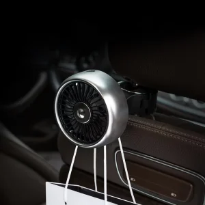 New USB Car Fan Vent 3 Speed with LED Light Cooling Fan for air Vent Car Fans Factory